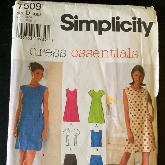 Simplicity dress pattern 7509 - Picture 1 of 2